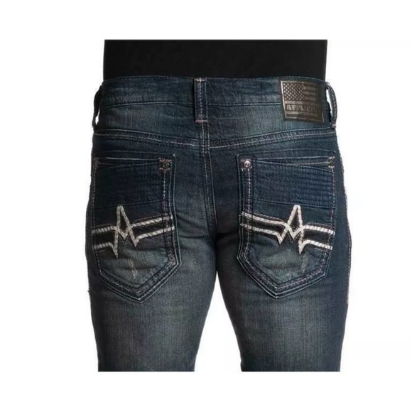 AFFLICTION Men's Denim Jeans GAGE APEX HODGRD - Picture 4 of 9